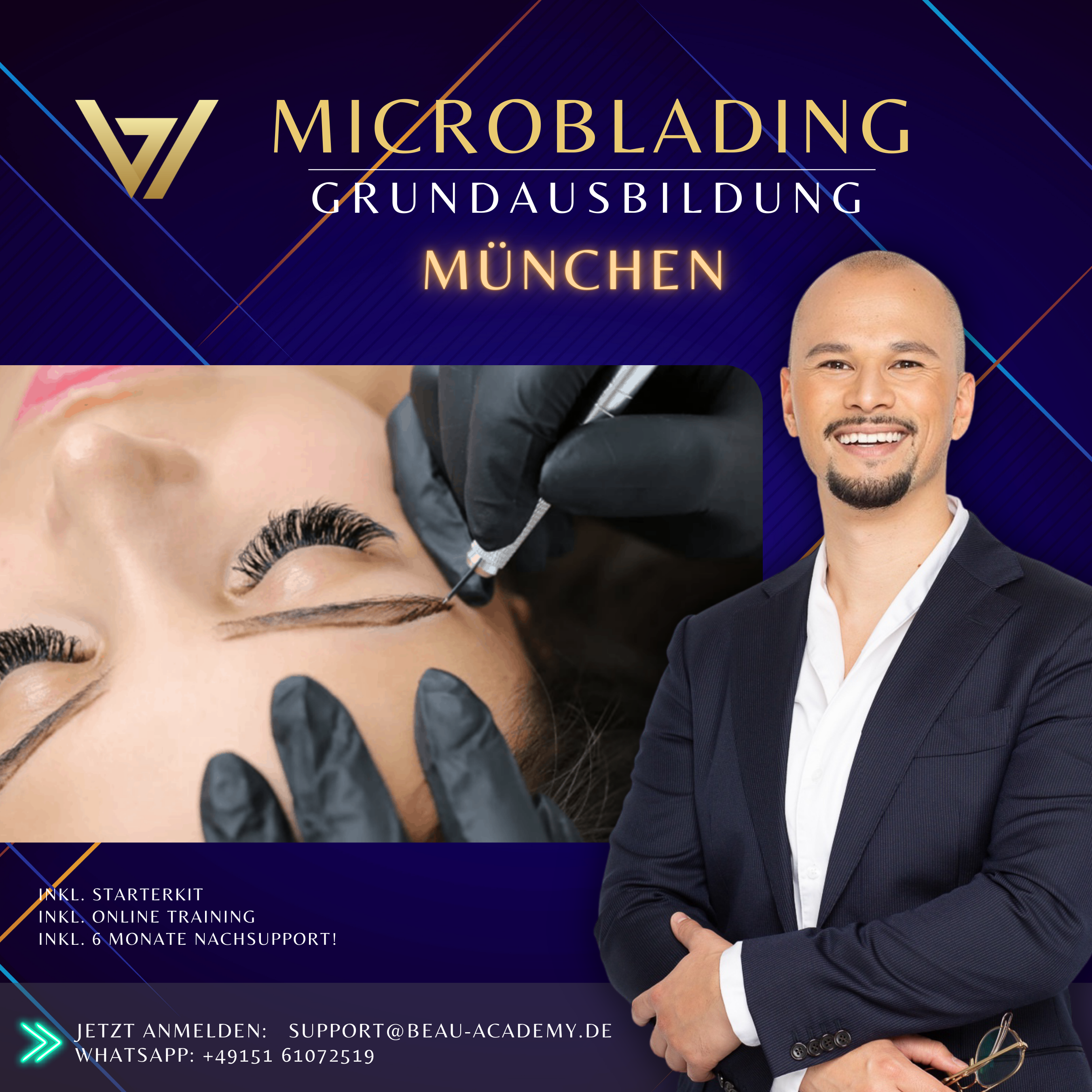 Ombre Power Brows & Microblading Schulung - München