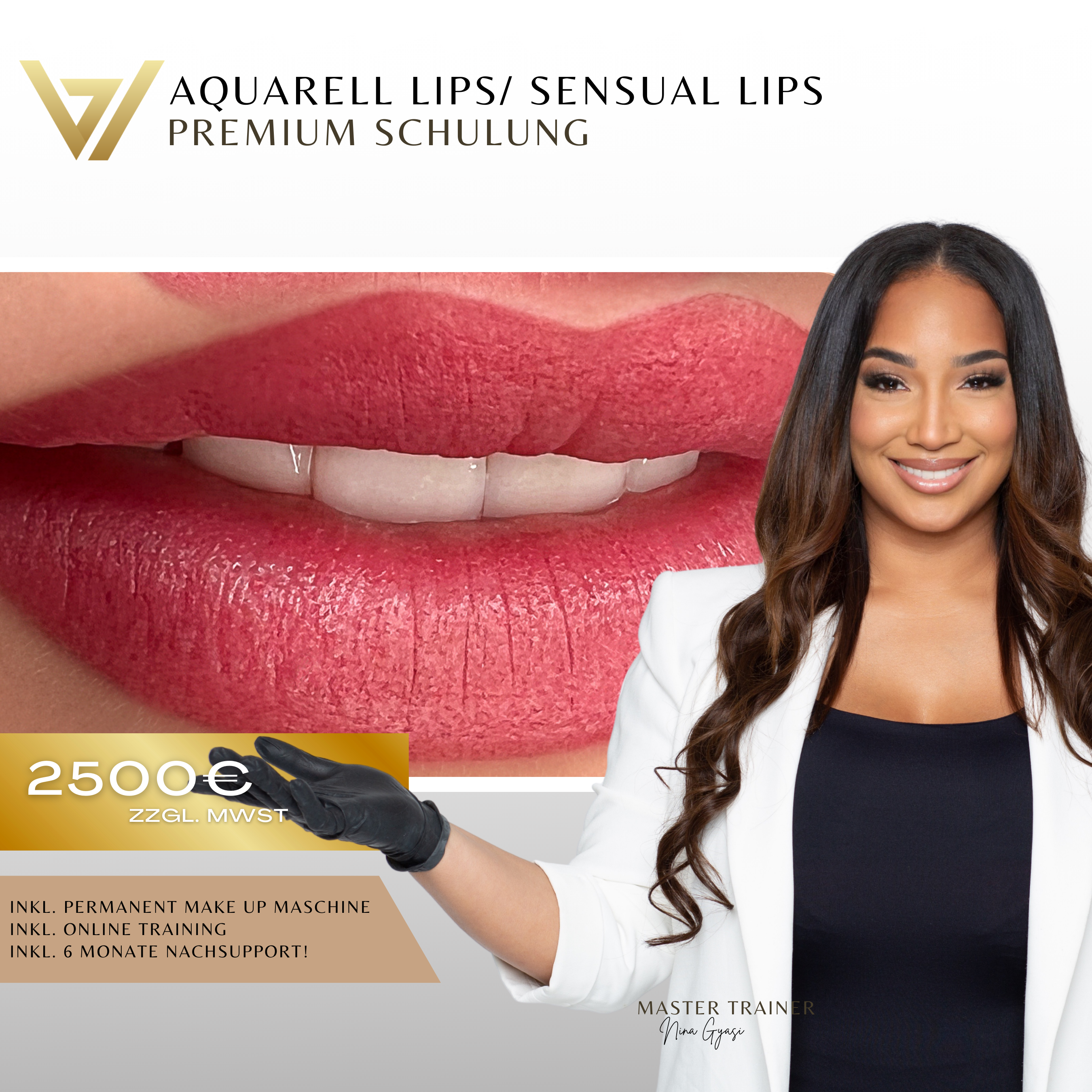 Aquarell Lips /Sensual Lips Schulung